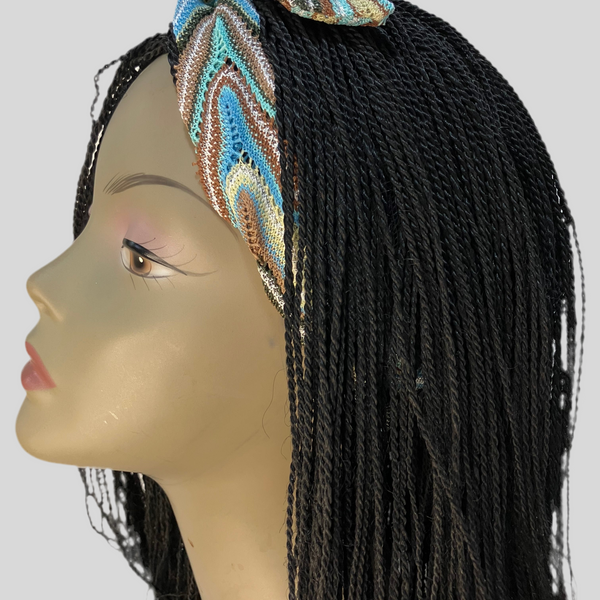 Cotton twilly with hair scrunchie