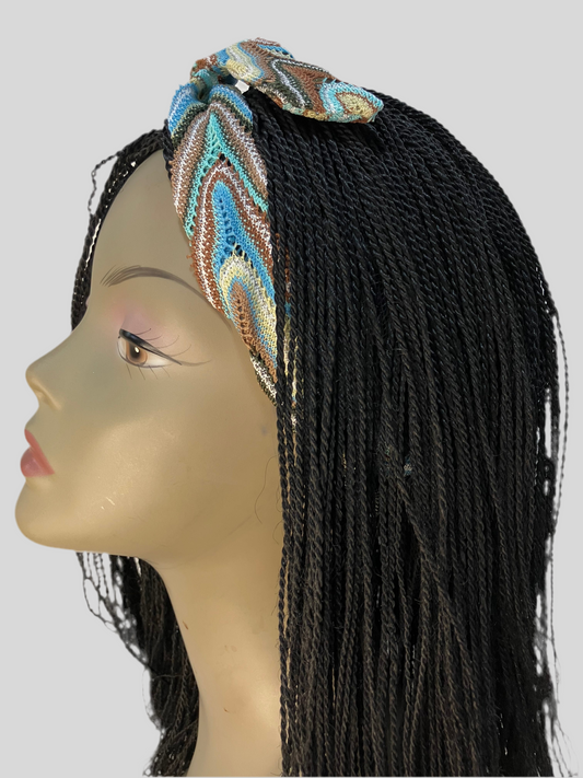 Cotton twilly with hair scrunchie